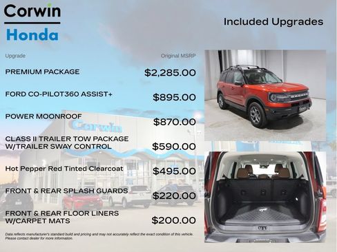 Used 2022 Ford Bronco Sport Badlands w/ Premium Package AWD/4WD image 4