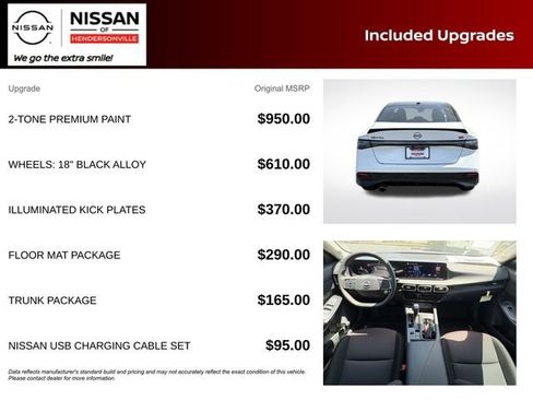 New 2026 Nissan Sentra SR w/ Floor Mat Package FWD image 2