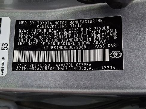 Used 2018 Toyota Camry XSE w/ Audio Package FWD image 27