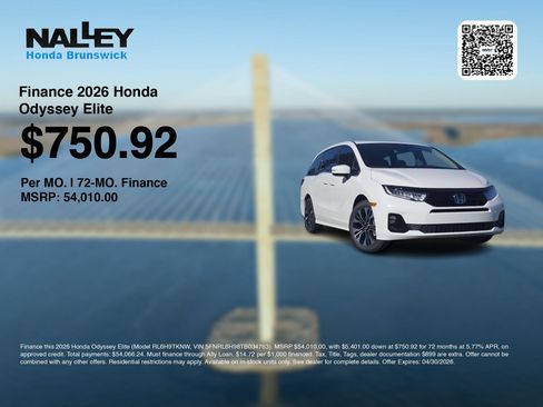 New 2026 Honda Odyssey Elite image 7