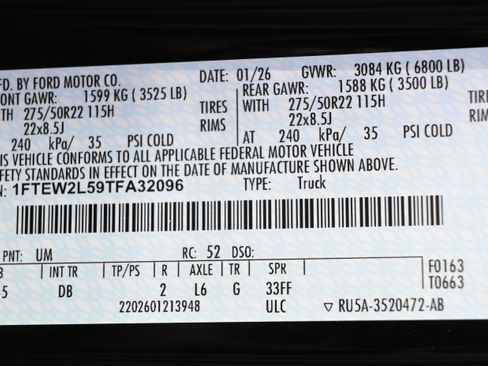 New 2026 Ford F150 STX w/ F-150 LOBO Package image 13