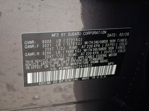 New 2026 Subaru Ascent Bronze Edition image 15