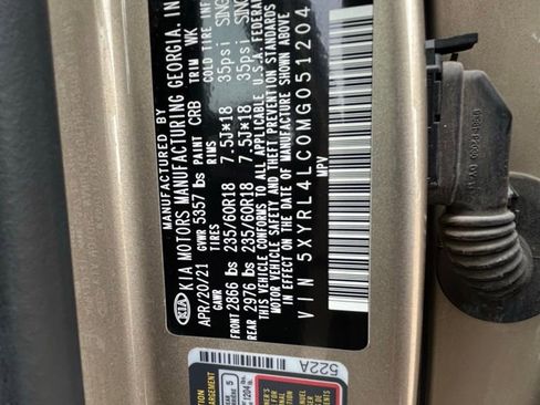Used 2021 Kia Sorento S w/ Panoramic Sunroof Package FWD image 9