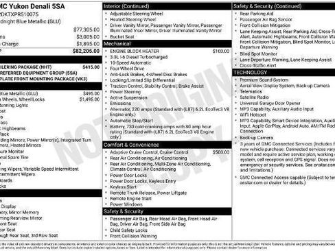 Used 2023 GMC Yukon Denali w/ Max Trailering Package AWD/4WD image 32