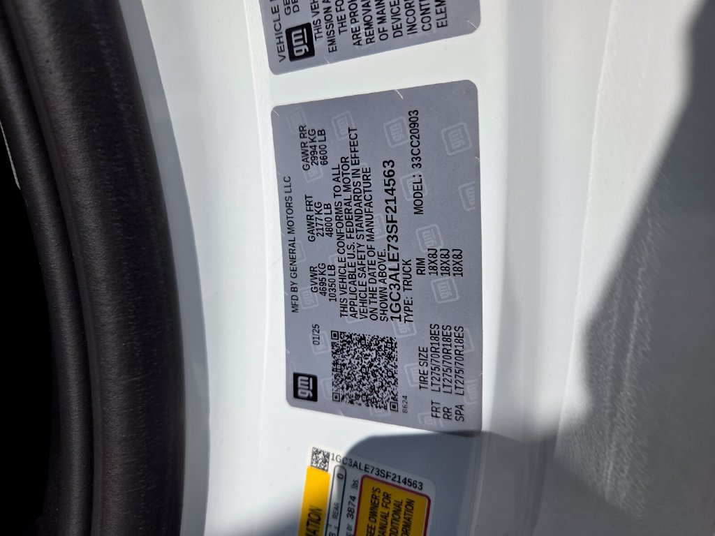 Used 2025 Chevrolet Silverado 2500 W/T RWD image 18