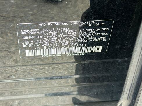 Used 2020 Subaru Forester Base w/ Alloy Wheel Package image 39