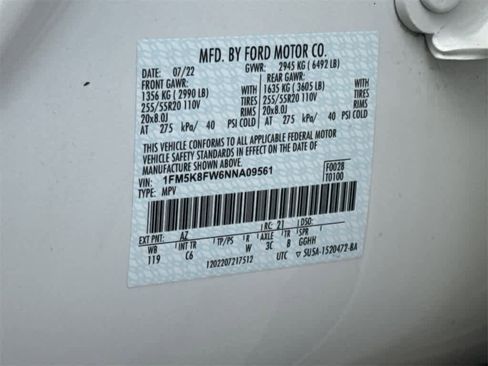 Used 2022 Ford Explorer Limited w/ Hybrid Equipment Group 310A image 35