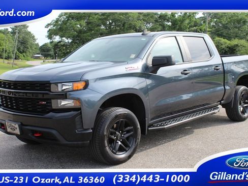 Used 2021 Chevrolet Silverado 1500 Custom Trail Boss AWD/4WD image 1