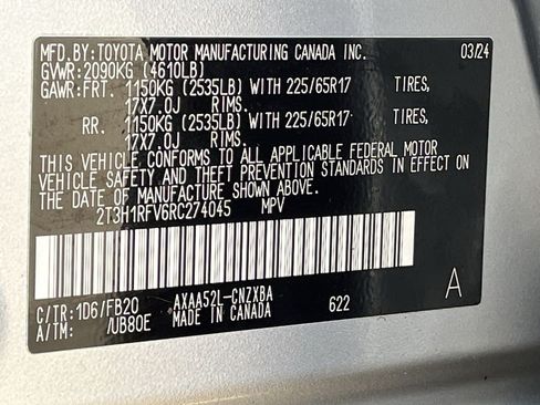 Used 2024 Toyota RAV4 LE FWD image 28