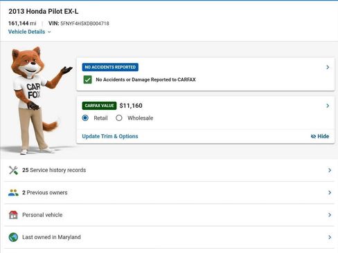 Used 2013 Honda Pilot EX-L image 3