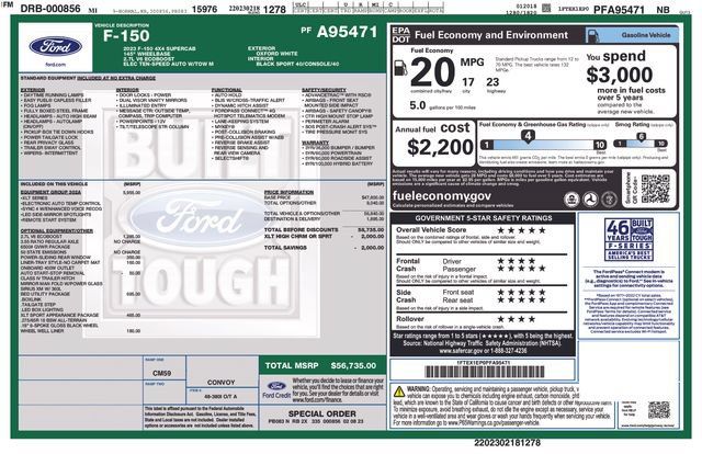 Certified 2023 Ford F150 XLT w/ Equipment Group 302A High AWD/4WD image 5