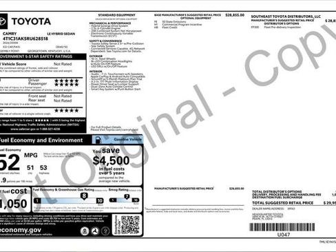Used 2024 Toyota Camry LE image 4
