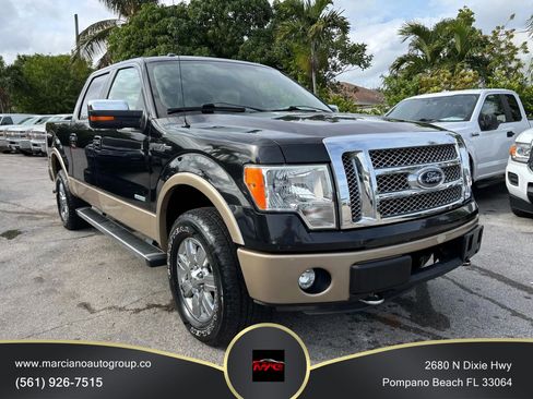 Used 2012 Ford F150 Lariat w/ Lariat Chrome Pkg image 1