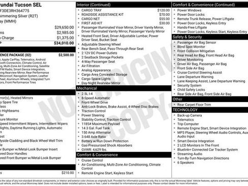 Used 2024 Hyundai Tucson SEL w/ Convenience Package FWD image 10
