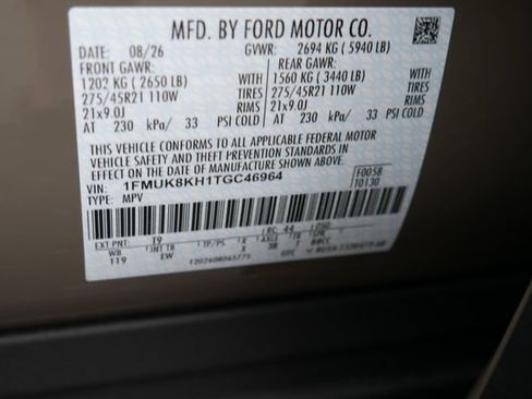 New 2026 Ford Explorer ST-Line w/ ST-Line Street Pack AWD/4WD image 29