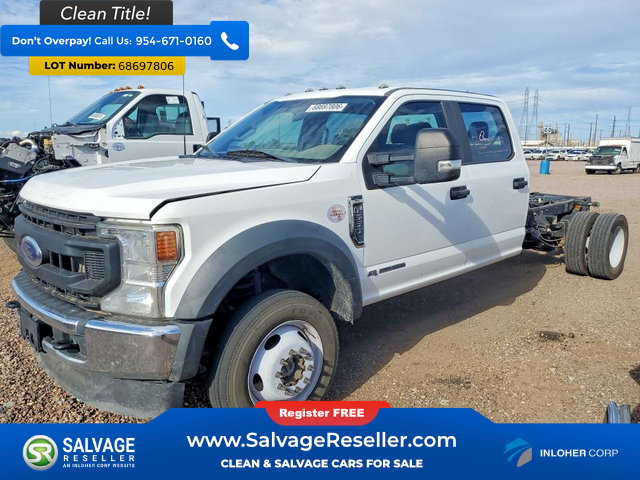 Used 2022 Ford F550 4x4 Crew Cab Super Duty w/ Power Equipment Group image 1