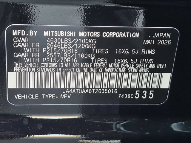New 2026 Mitsubishi Eclipse Cross ES AWD/4WD image 36