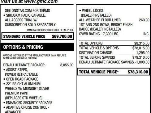 Used 2020 GMC Yukon Denali w/ Denali Ultimate Package AWD/4WD image 5