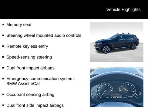 Used 2019 BMW X3 xDrive30i w/ Driving Assistance Package AWD/4WD image 16