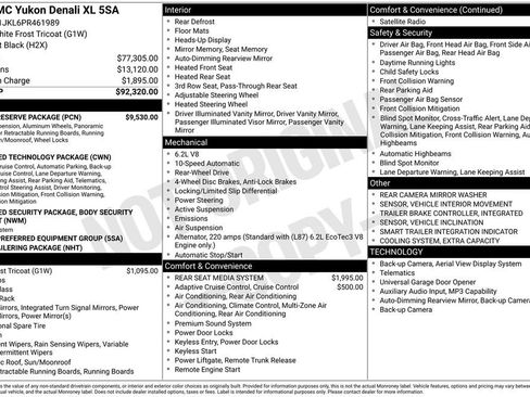 Used 2023 GMC Yukon XL Denali w/ Denali Reserve Package RWD image 35