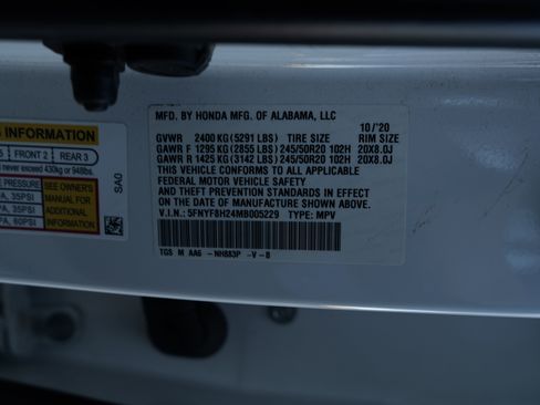 Used 2021 Honda Passport Sport image 39