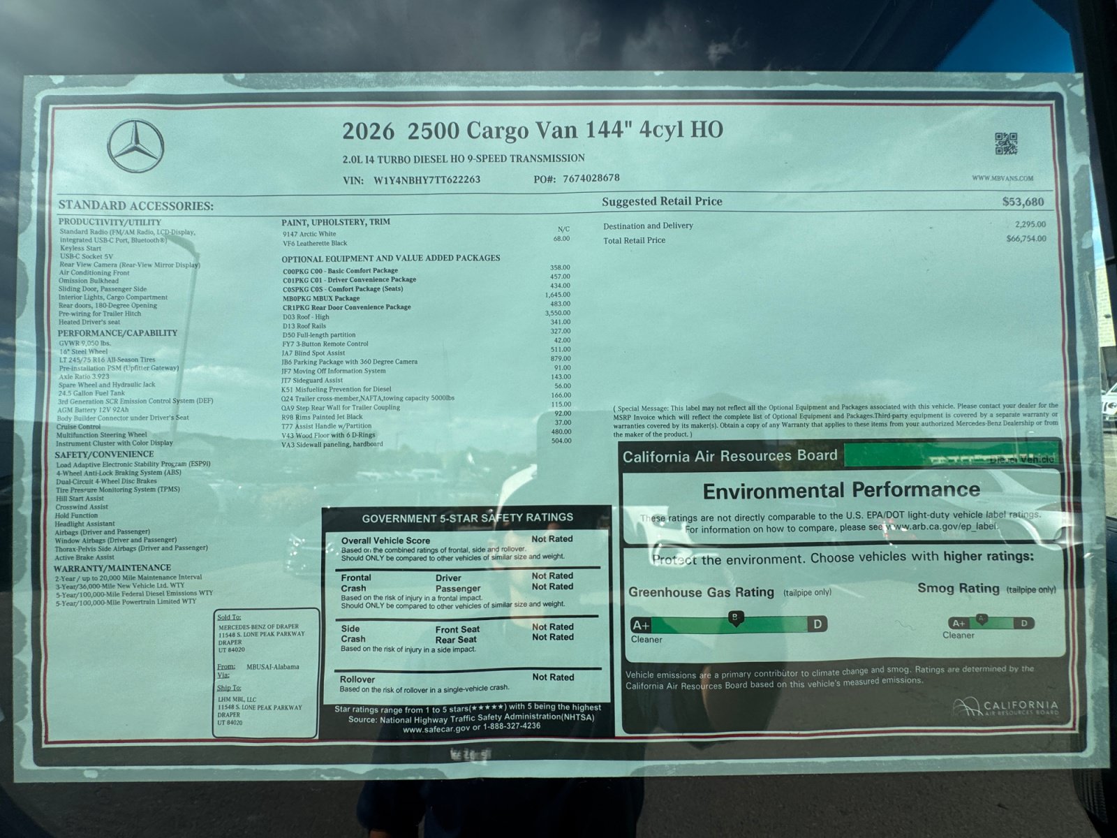 New 2026 Mercedes-Benz Sprinter 2500 image 33