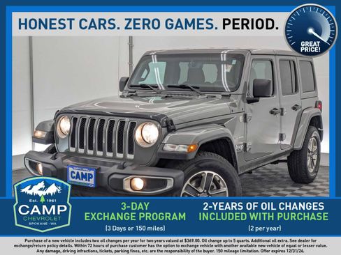 Used 2023 Jeep Wrangler Unlimited Sahara AWD/4WD image 1