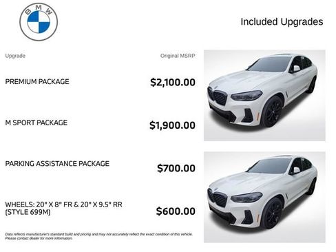 Used 2024 BMW X4 xDrive30i w/ Premium Package AWD/4WD image 3