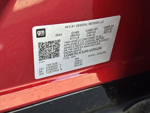 Used 2024 Chevrolet Traverse RS w/ LPO, Floor Liner Package image 36