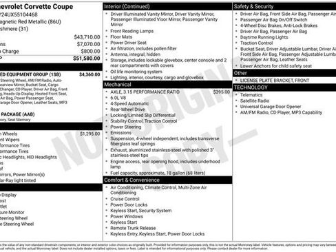 Used 2005 Chevrolet Corvette Coupe w/ Preferred Equipment Group RWD image 25