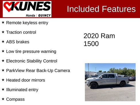 Used 2020 RAM 1500 Sport w/ Level 2 Equipment Group AWD/4WD image 2