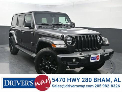 Used 2021 Jeep Wrangler Unlimited Sahara image 1