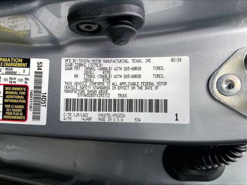 New 2026 Toyota Tundra Platinum AWD/4WD image 22
