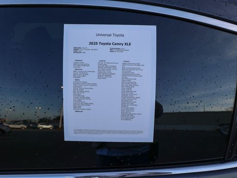 Used 2025 Toyota Camry XLE image 47