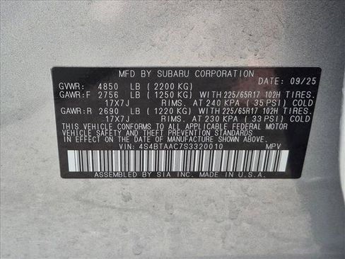 Used 2025 Subaru Outback AWD/4WD image 15