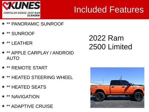 Used 2022 RAM 2500 Limited AWD/4WD image 3
