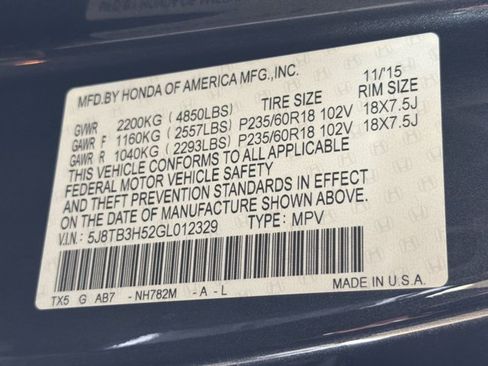 Used 2016 Acura RDX FWD w/ Technology Package image 27