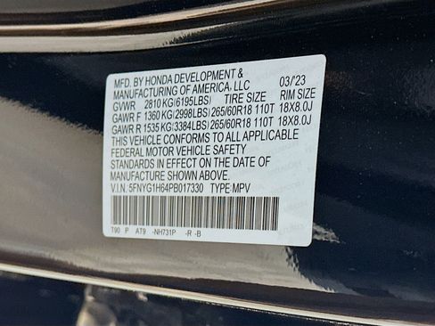 Used 2023 Honda Pilot TrailSport image 12