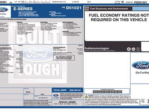 Used 2023 Ford E-350 and Econoline 350 Super Duty w/ Power Windows & Locks Group RWD image 6