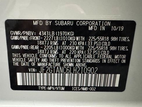 Used 2020 Subaru Crosstrek 2.0i Limited w/ Moonroof Package w/Navigation AWD/4WD image 29
