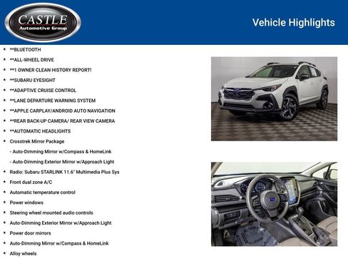 Used 2024 Subaru Crosstrek 2.0i Premium w/ Crosstrek Mirror Package AWD/4WD image 3
