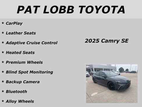 Used 2025 Toyota Camry SE w/ Convenience Package FWD image 15