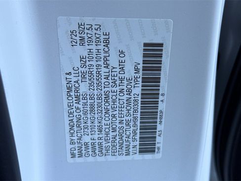 New 2026 Honda Odyssey Elite image 25