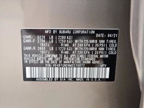 Used 2021 Subaru Outback Limited XT w/ Popular Package #2 AWD/4WD image 25