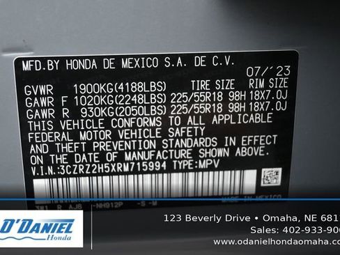 Used 2024 Honda HR-V Sport image 44