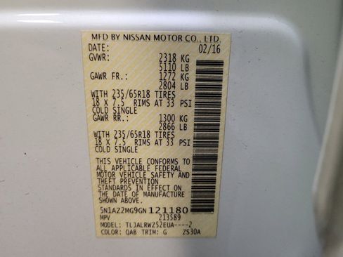 Used 2016 Nissan Murano SL image 33