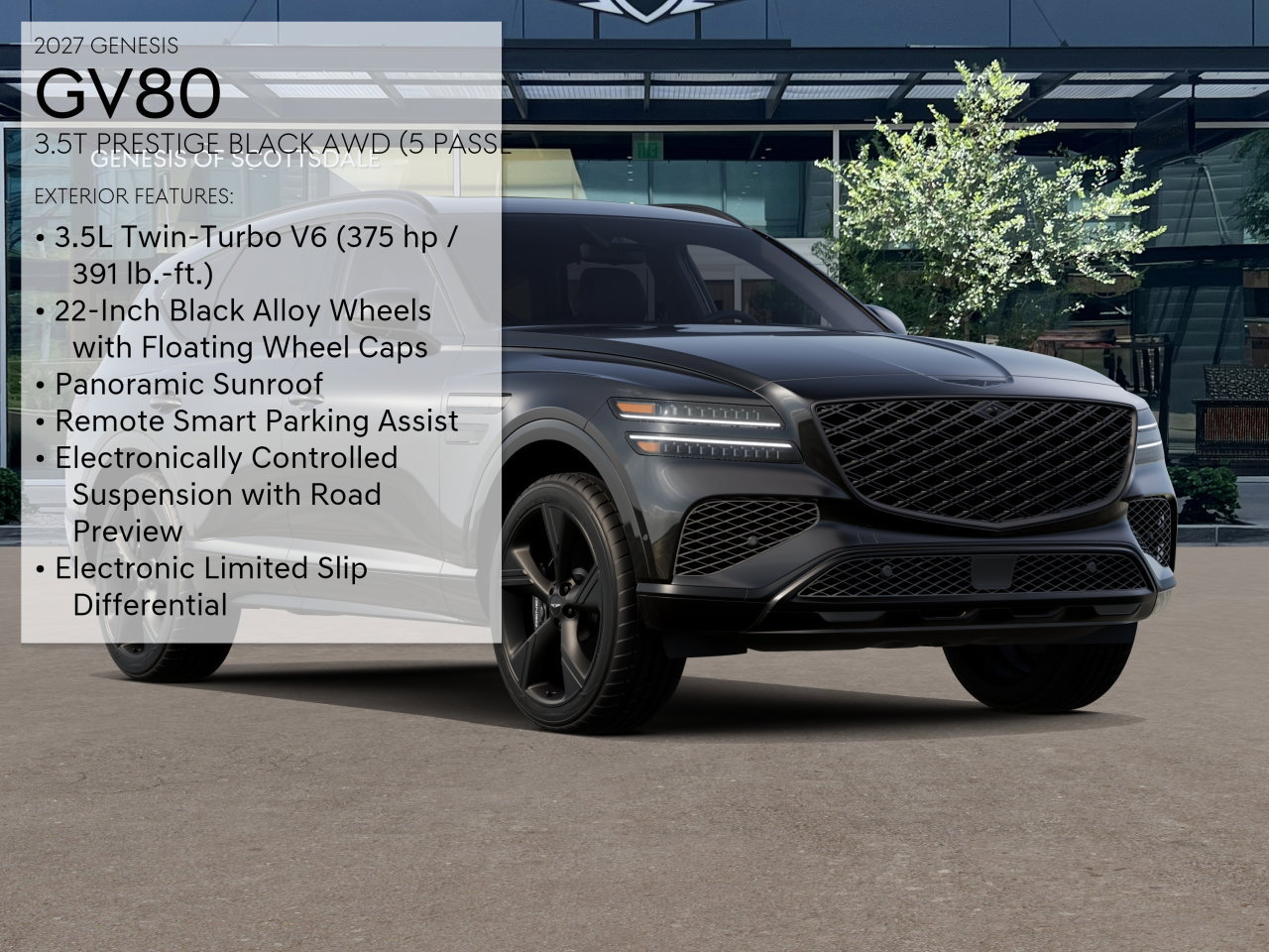 New 2027 Genesis GV80 3.5T Prestige AWD/4WD image 3