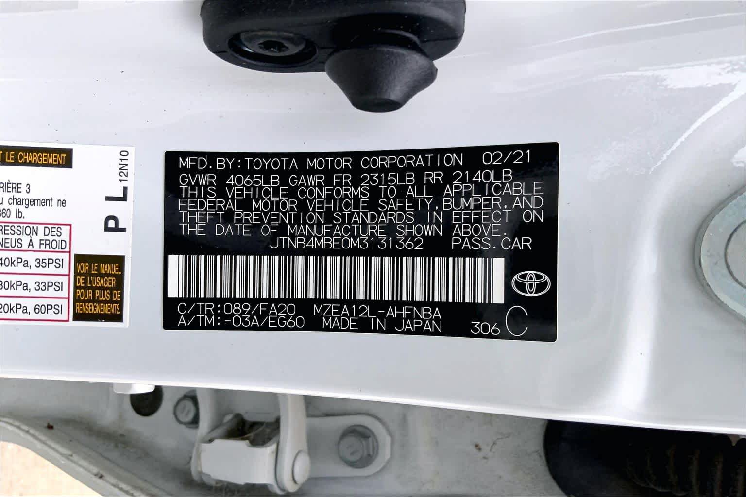 Used 2021 Toyota Corolla SE FWD image 33