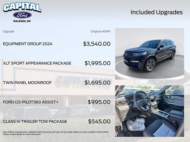 New 2024 Ford Explorer XLT w/ Equipment Group 202A RWD image 5