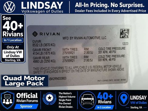 Used 2024 Rivian R1S Adventure AWD/4WD image 31
